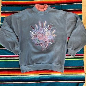 Vintage Morning Sun Flower Crewneck